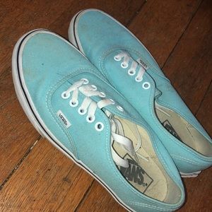 Light Blue Low Vans